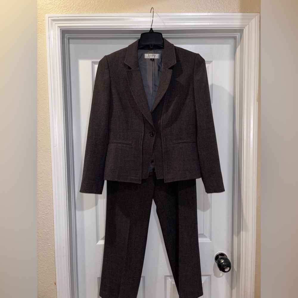 Tahari Dark Gray Blazer and Suit Jacket